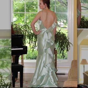 Sherri Hill Mint Green Taffeta Dress 52471